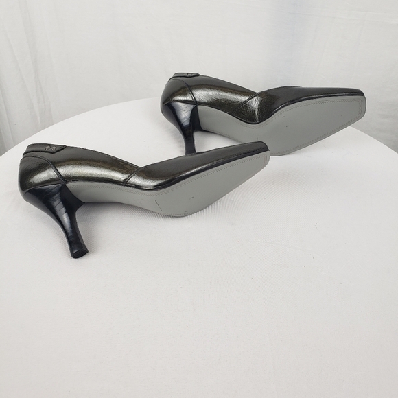 NWOB Talbot's Collection Green Metalic Leather 2' Heel Sz 5.5 - Picture 5 of 10